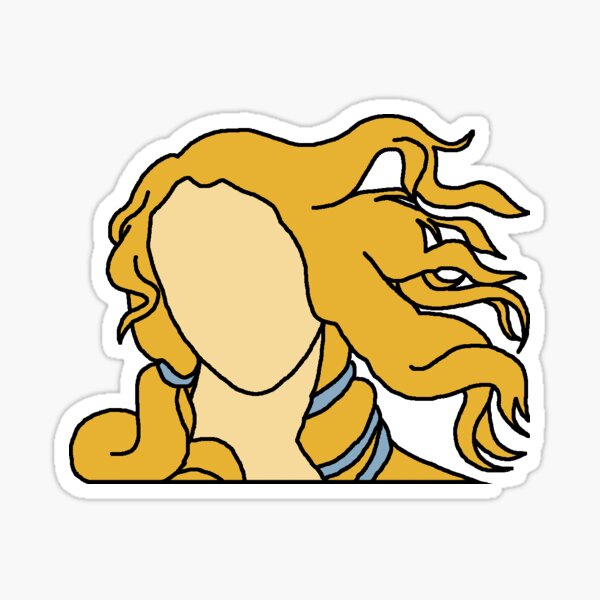 Aphrodite/Venus Illustration Sticker