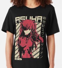 Evangelion - Asuka Poster | Anime-Shirt Slim Fit T-Shirt