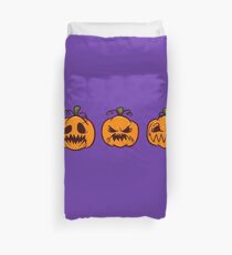 Mischievous Pumpkins Duvet Cover