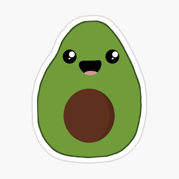 Cutie Avacado Sticker