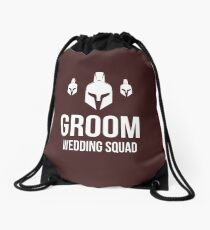 Groom Wedding Squad- gift idea - Goods and T-Shirts Drawstring Bag