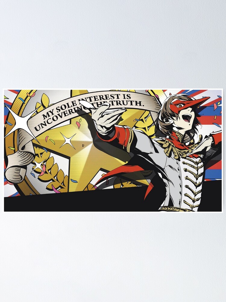 "p5 all out attack goro" posterprinceofjunes redbubble