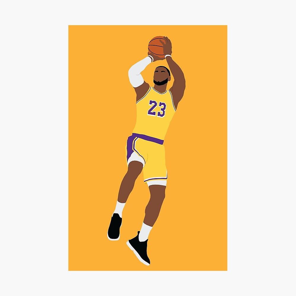 LeBron James Statement Jersey Poster for Sale by designsheaven