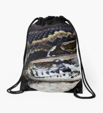 Burmese Python Drawstring Bag