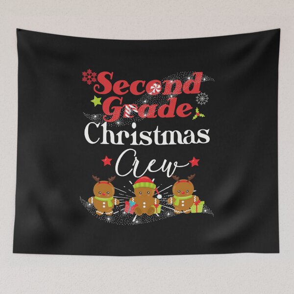 Item preview, Christmas Teacher Student Holiday Gift Second Grade Christmas Crew designed and sold by Sapphire Star.