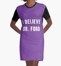 Vestido camiseta Creo que la Dra. Christine Blasey Ford no es Brett Kavanaugh