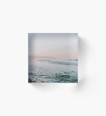 Summer Waves Acrylic Block