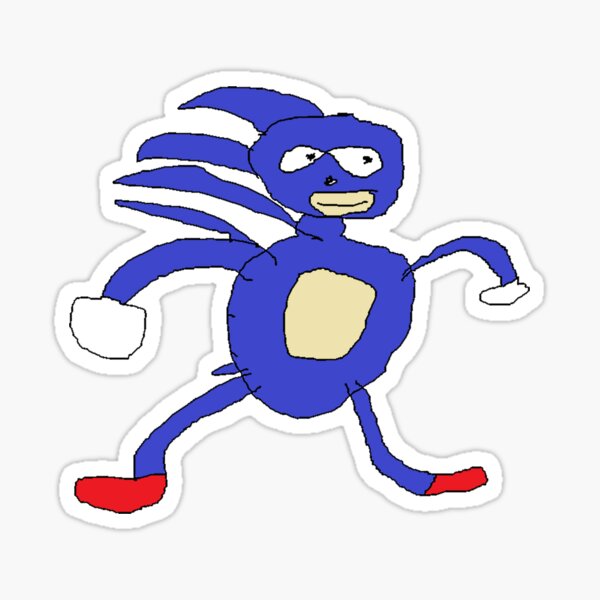 Internet Games Stickers Redbubble - sonic derp face roblox sonic meme on conservative memes