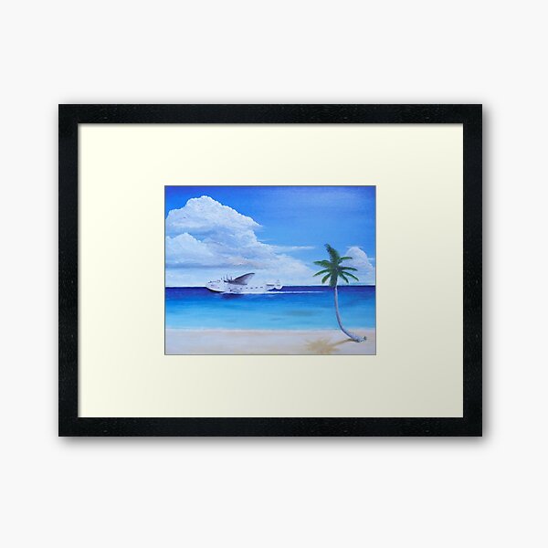 Pan Am Clipper Framed Art Print