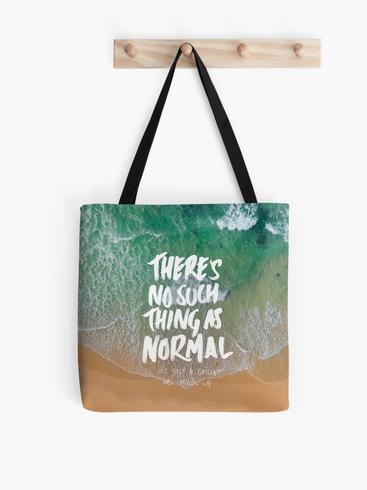 No Such Thing As Normal - Yellow Tote Bag