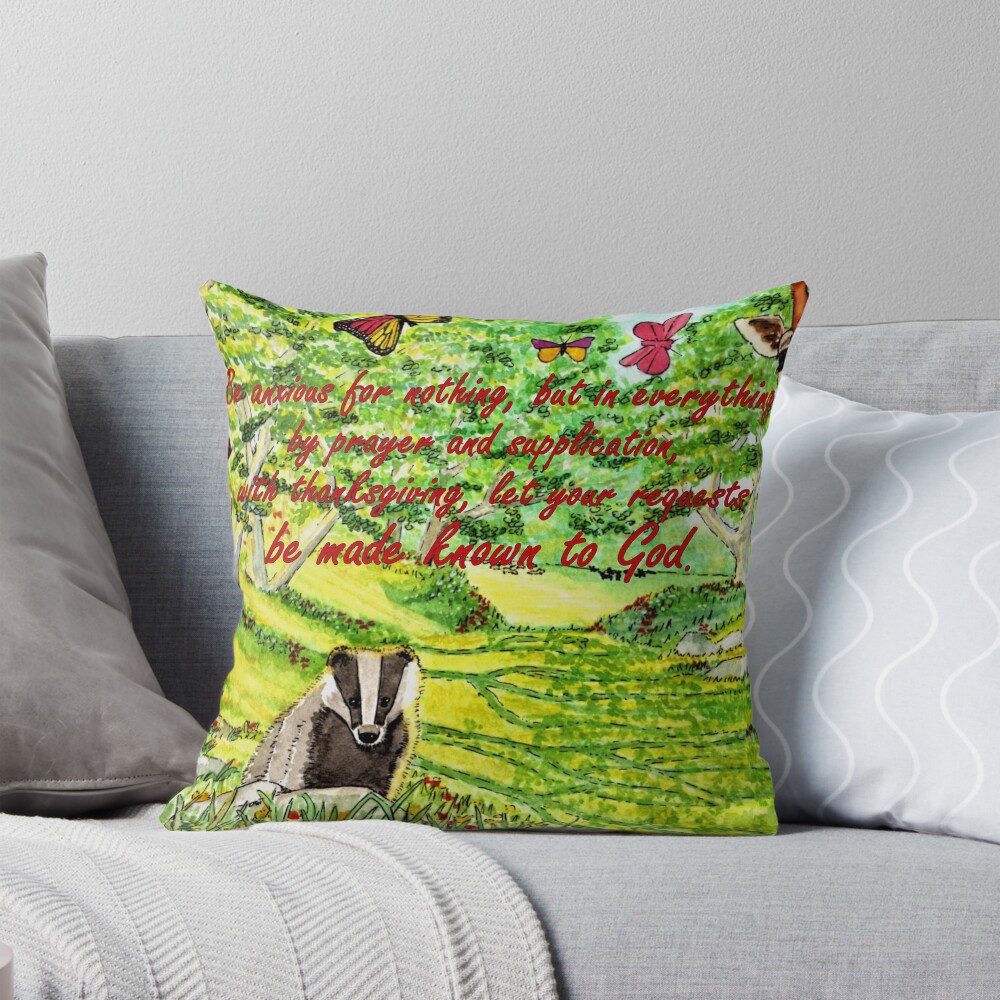 Item preview, Throw Pillow designed and sold by EuniceWilkie.