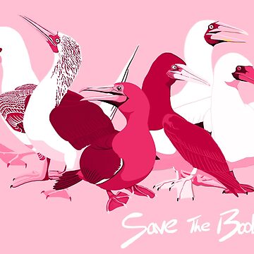 Artwork thumbnail, Boobies of the World (Support Breast Cancer Research) by BennuBirdy