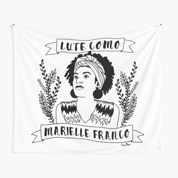 Lute Como Marielle Franco Tapestry