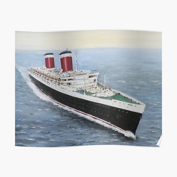 SS United States - Fastest Ocean Liner ever Built Poster