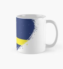 Grungy I Love Curaçao Heart Flag Mug