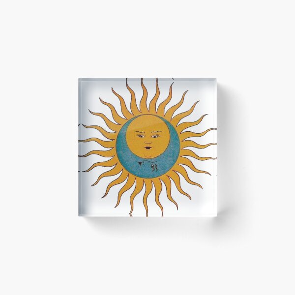Sun and Moon Acrylic Block