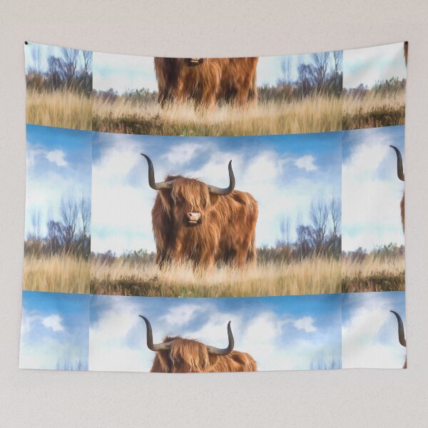 Item preview, Proud Highland Bull designed and sold by pinkarmy25.