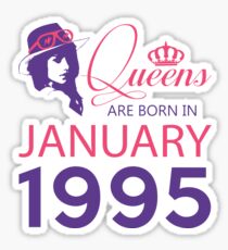 It's My Birthday 23. Made In January 1995. 1995 Gift Ideas. Sticker