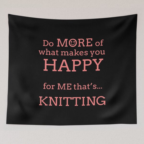 Item preview, Happy Knitting T Shirts. Gifts for Knitters. Knit More. designed and sold by Bronby.