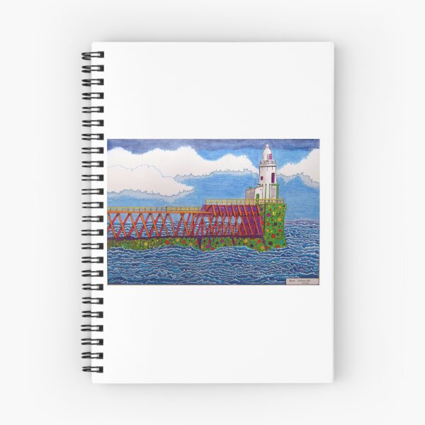 Item preview, 433 - EAST PIER, BLYTH - DAVE EDWARDS - COLOURED PENCILS - 2018 designed and sold by BLYTHART.