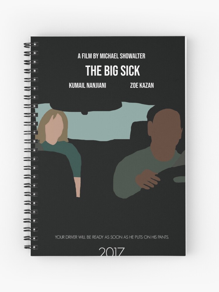The Big Sick Minimalist Movie Poster Spiral Notebook By Augierice Redbubble