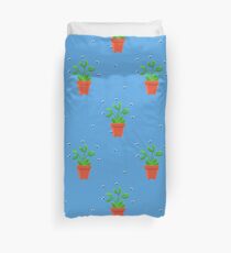 blue venus fly trap Duvet Cover