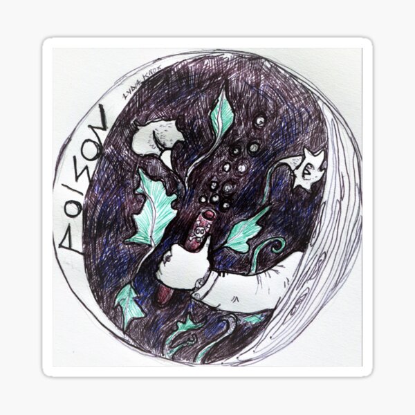 Posion- ace of cups Sticker