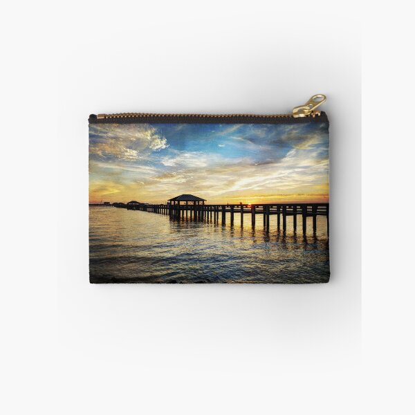 Item preview, Biloxi Bay Sunset with Pier designed and sold by Jonicool.