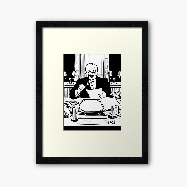 Most Famous Detective in the World Framed Art Print