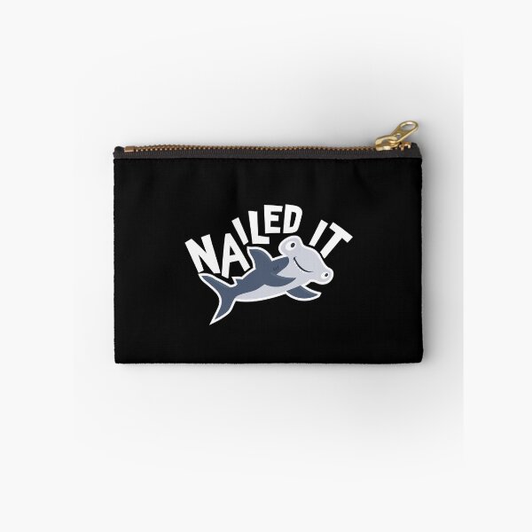 Item preview, Nailed It Shark Marine Life Shark Lover T Shirt designed and sold by allsortsmarket.