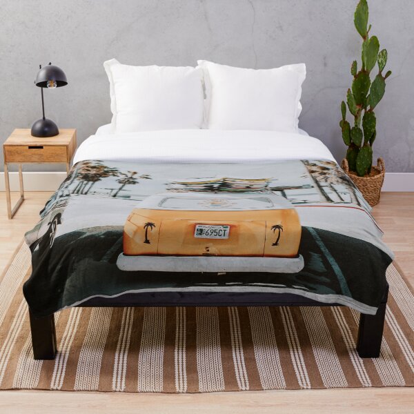 Let's Surf Throw Blanket