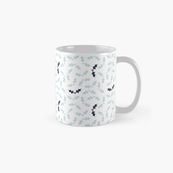 Cool Holly Pattern Classic Mug