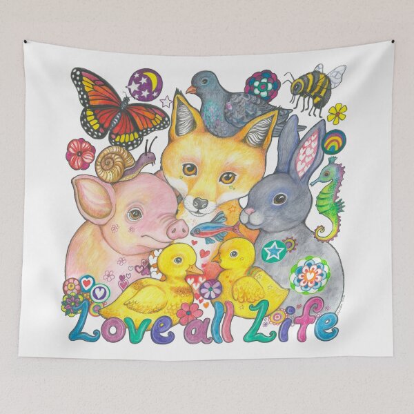 Item preview, Love All Life designed and sold by Lynda Bell.
