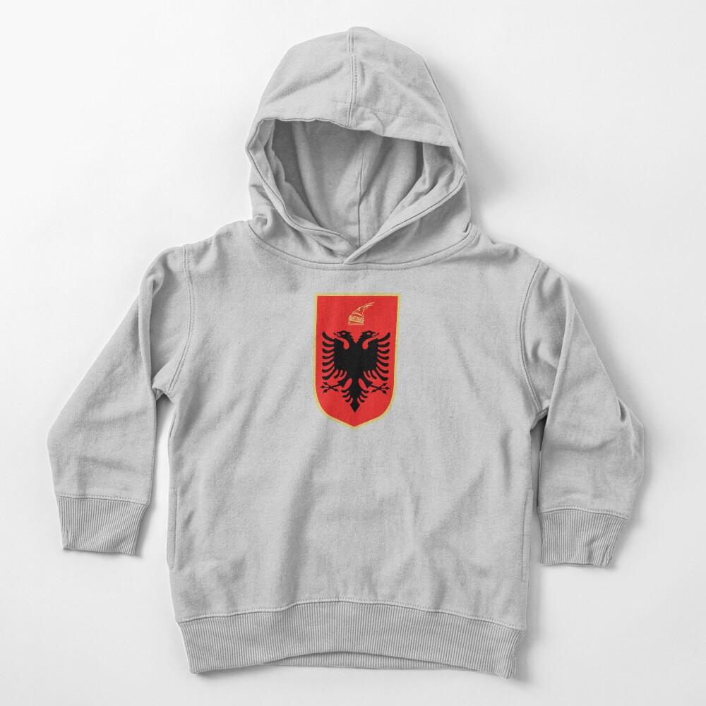 Albania coat of arms Toddler Pullover Hoodie