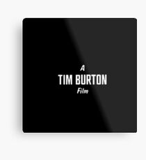 Tim Burton. Metal Print