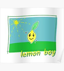 cute lemon boy Poster
