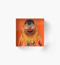 Gritty Philadelphia Flyers Mascot Acrylic Block