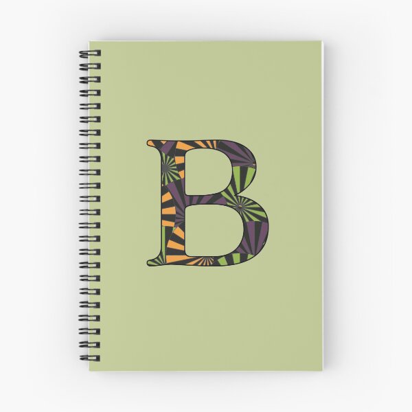 Item preview, Halloween Pinwheel Letter B Monogram designed and sold by vickennobile.