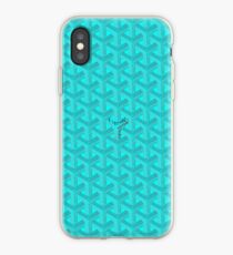 motif cyan clair Coque et skin iPhone