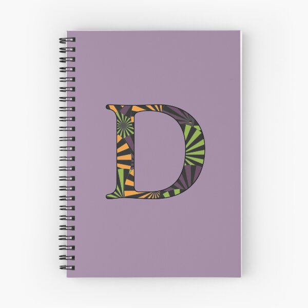 Item preview, Halloween Pinwheel Letter D Monogram designed and sold by vickennobile.