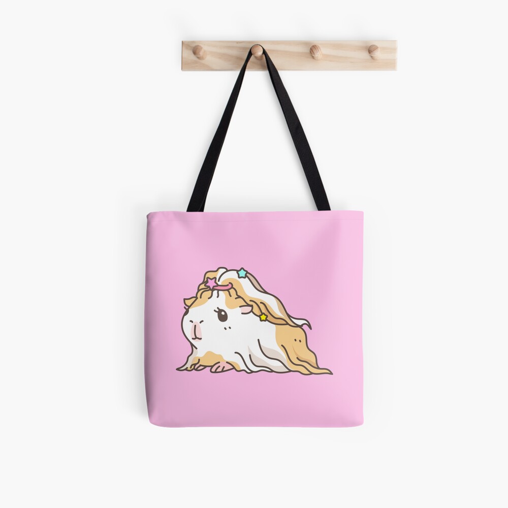 Silkie Guinea pig Tote Bag