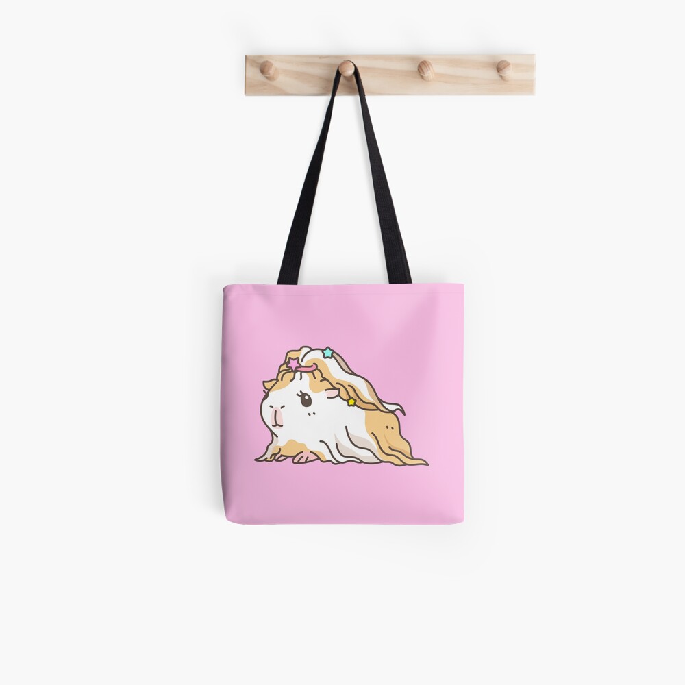 Silkie Guinea pig Tote Bag