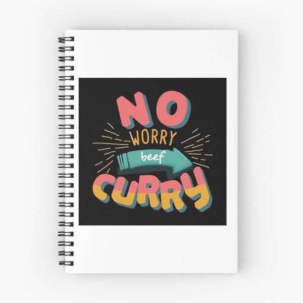 Item preview, Funny Curry - No Worry Beef - Indian Spice Herb Food Flavor Humor designed and sold by stuch75.
