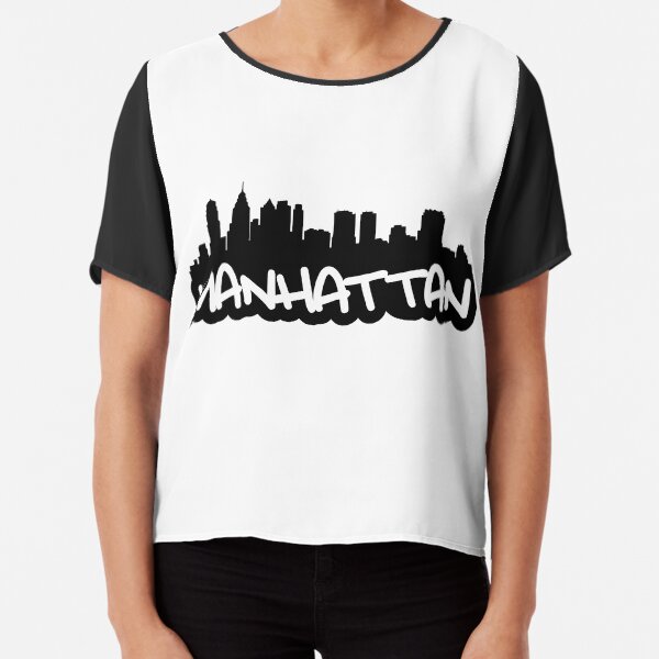 Manhattan NYC Chiffon Top