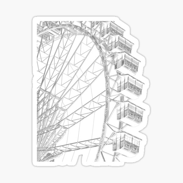 FERRIS WHEEL (w) Sticker