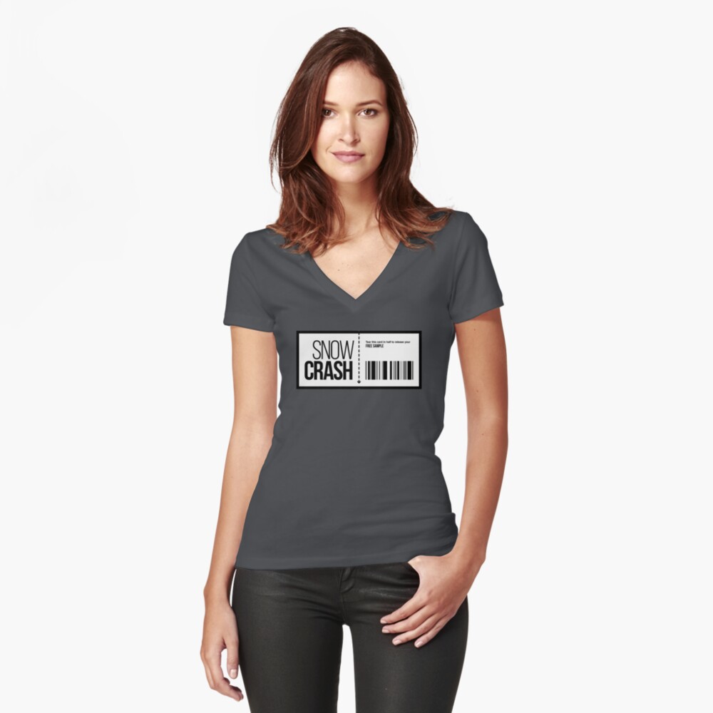 Item preview, Fitted V-Neck T-Shirt designed and sold by mousehawk.