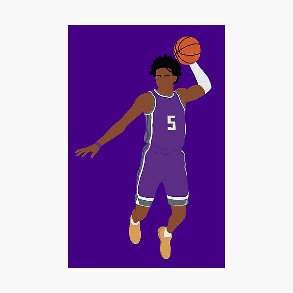 Davion Mitchell - Sacramento Kings Basketball Art Board Print for