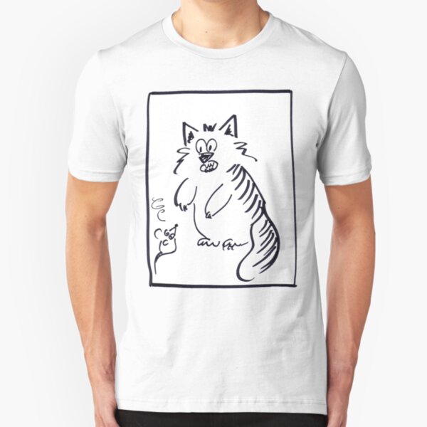 Mousid and Catliad Slim Fit T-Shirt