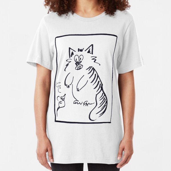 Mousid and Catliad Slim Fit T-Shirt
