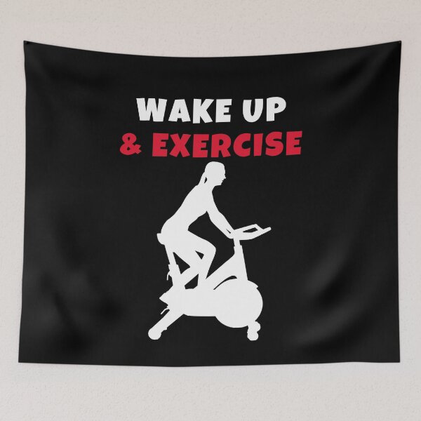 Item preview, Wake up and exercise Stationary Bicycling designed and sold by we1000.